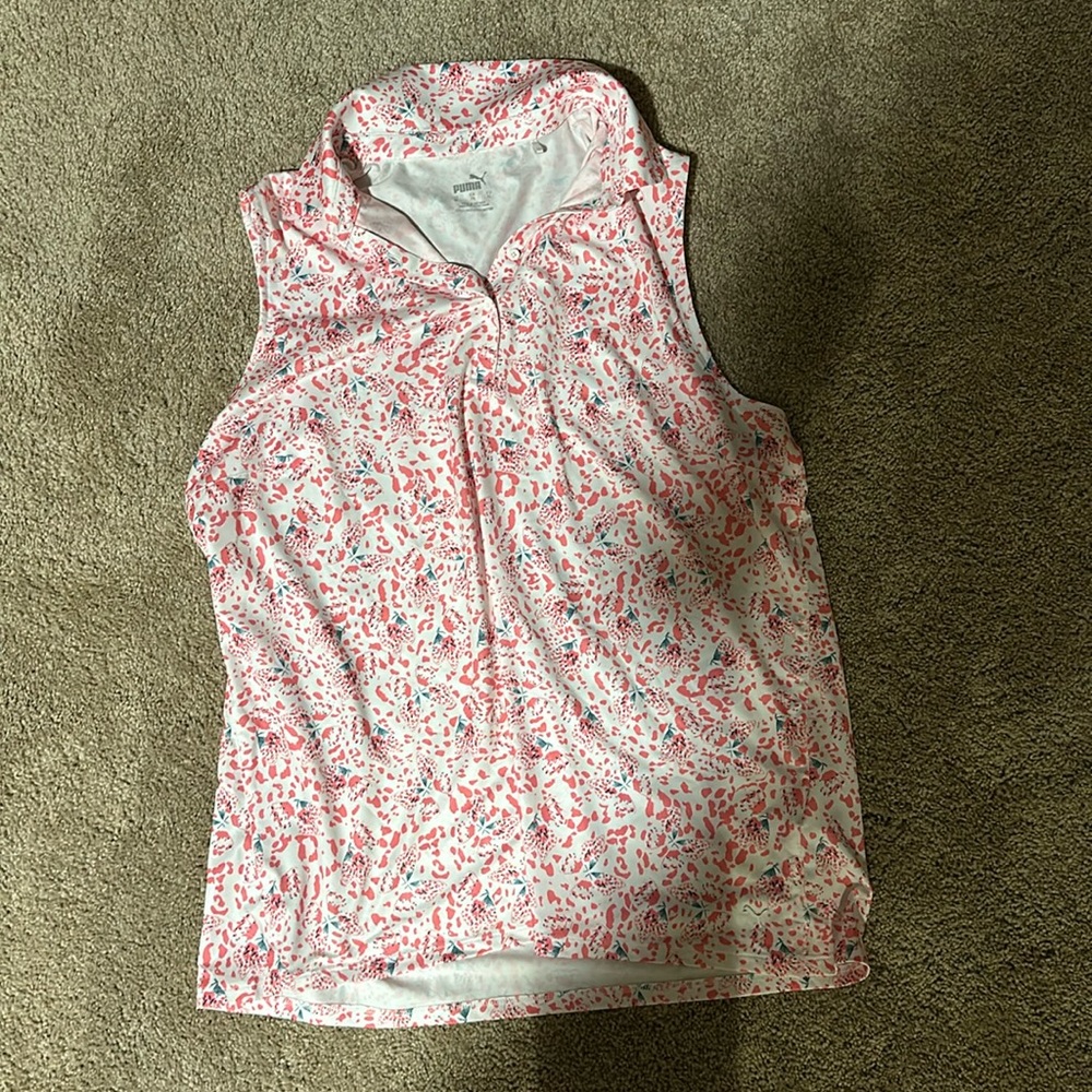 Women's puma golf polo tank